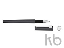 Ручка металлическая роллер «Brush R GUM» soft-touch с зеркальной гравировкой