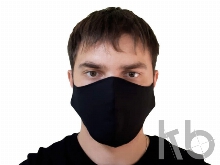 Маска для лица многоразовая из хлопка, анатомической формы