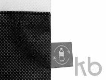 Сумка-шоппер двухцветная Reviver из нетканого переработанного материала RPET