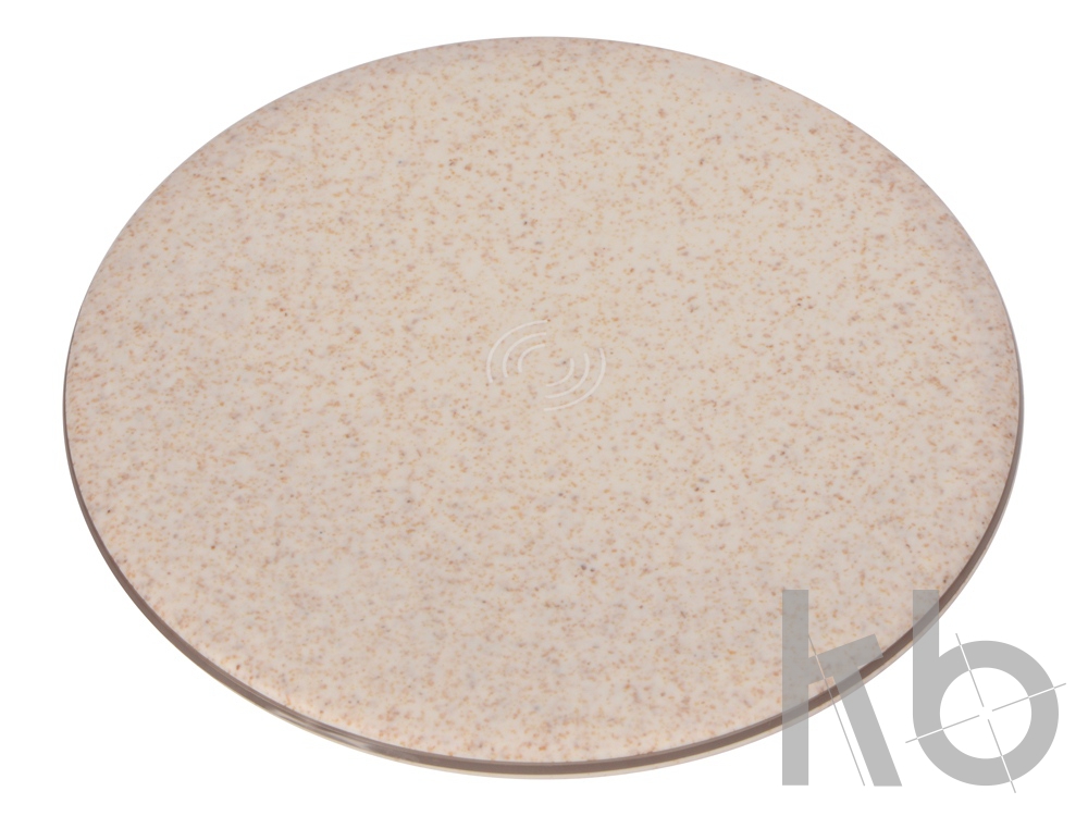 Беспроводное зарядное устройство «Wheatty» из пшеничной соломы, 5W