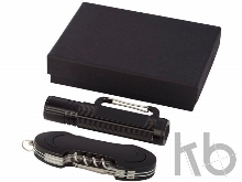 Подарочный набор «Ranger»:фонарик, нож многофункциональный