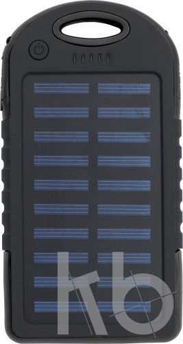 Rubberized ABS solar power bank