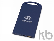 Портативное зарядное устройство «Shine» с зеркальной гравировкой, 4000 mAh