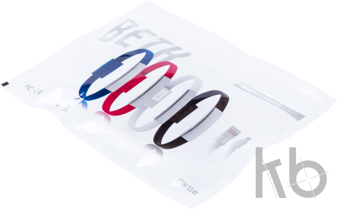 Браслет с зарядным кабелем micro USB 