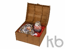 Подарочный набор «Матрешка»: штоф, платок