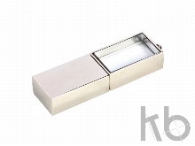 USB 2.0- флешка на 64 Гб кристалл в металле