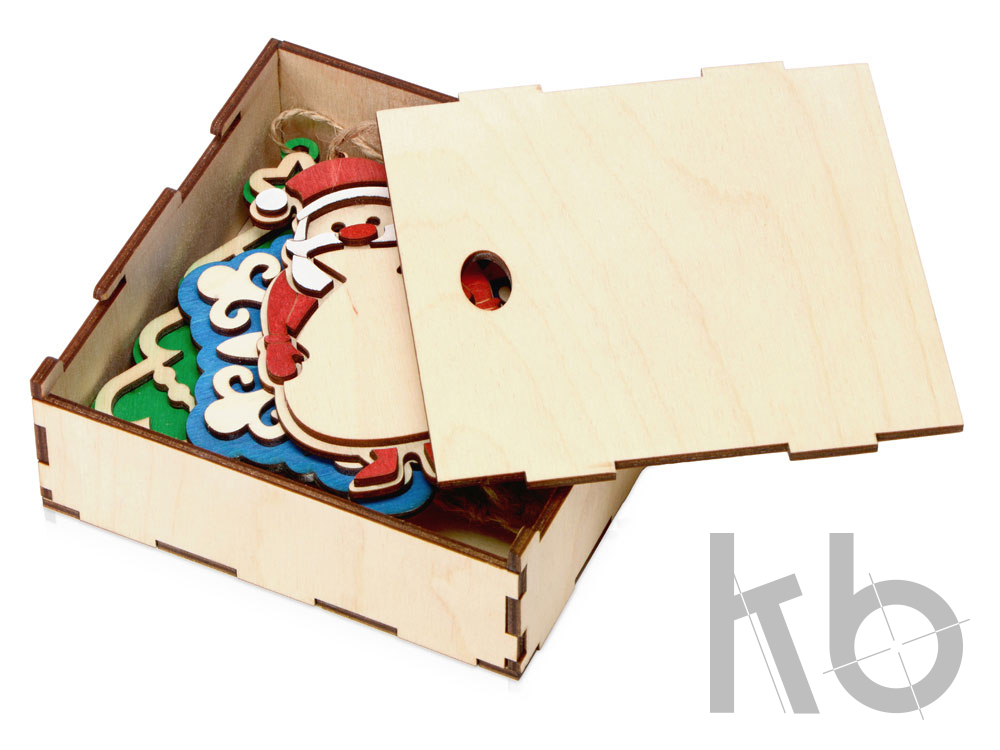 Набор с новогодними подвесками