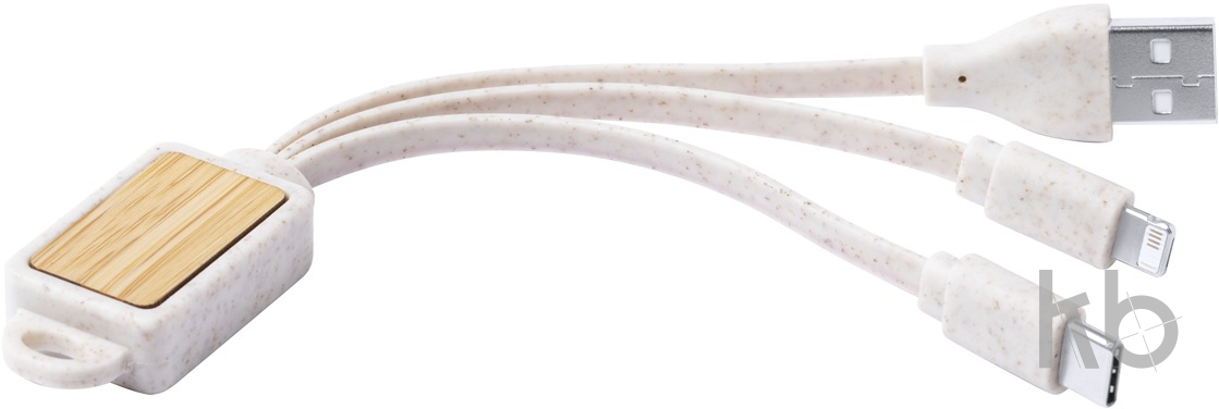 keyring USB charger cable