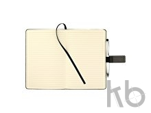 Блокнот А5 «Clap» с отделением для визиток и магнитным клапаном