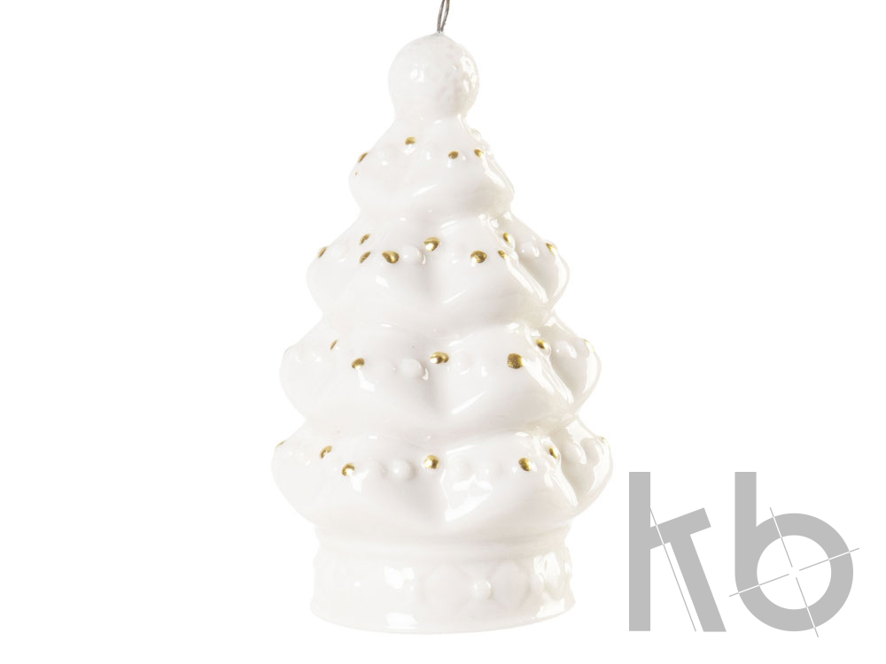 Новогодняя фарфоровая игрушка «Ёлка»