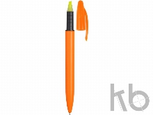 Ручка пластиковая шариковая «Mark» с хайлайтером