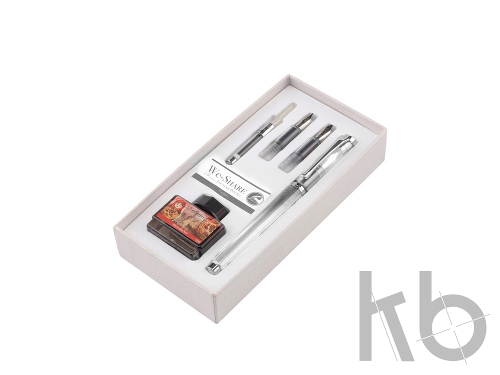 Набор «WE-Share»: ручка перьевая, сменные насадки, конвектор, чернила