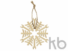 Набор деревянных снежинок