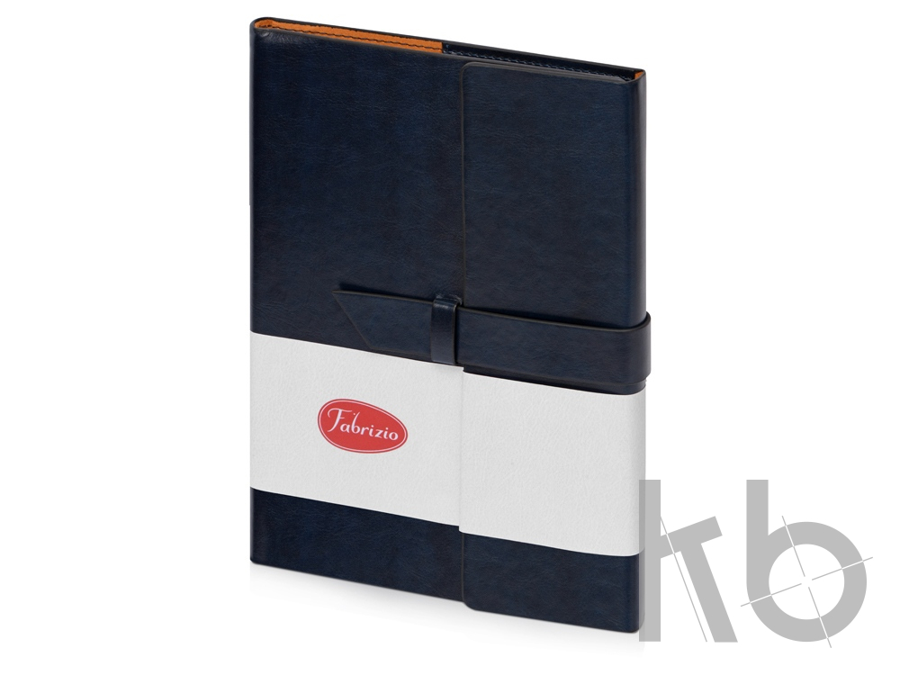 Бизнес-блокнот А5 с клапаном «Fabrizio»