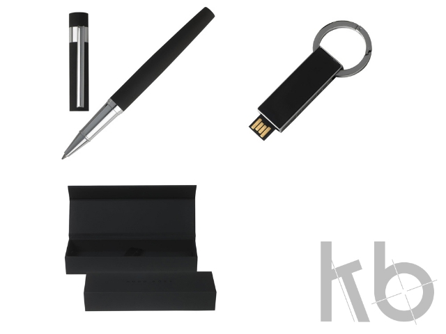 Подарочный набор: USB-флешка на 16 Гб, ручка-роллер