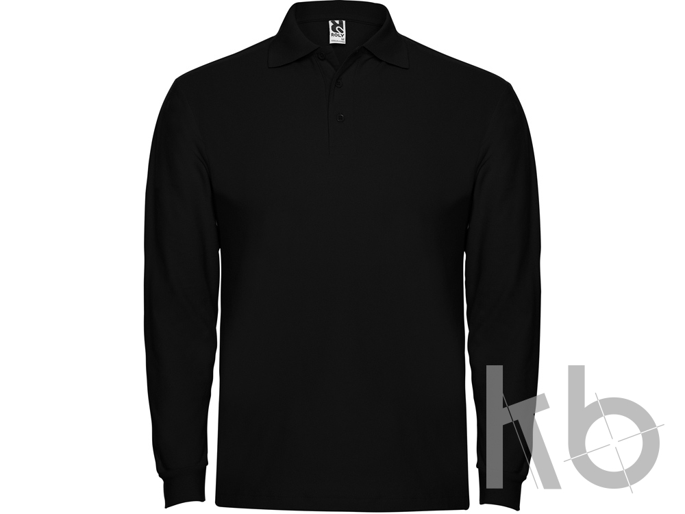 Рубашка поло «Estrella» мужская с длинным рукавом