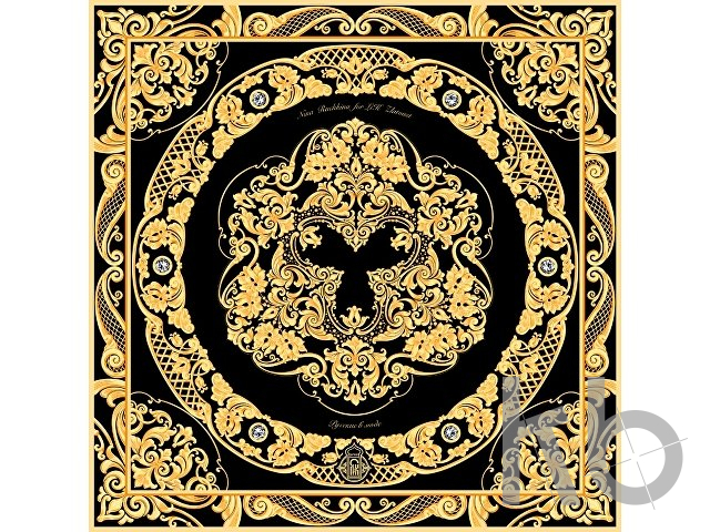 Платок «Златоустовская гравюра»