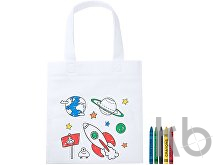 colouring shopping bag