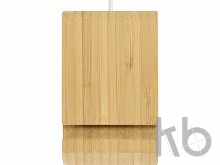 Беспроводное зарядное устройство из бамбука «Jetty», 10 Вт