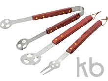 Nylon (600D) apron with barbecue set