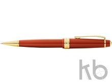 Ручка пластиковая шариковая «Bailey Light Polished Amber Resin and Gold Tone»