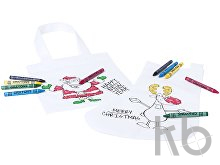 colouring Christmas stocking