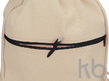 Рюкзак-мешок «Lark» хлопковый с цветной молнией