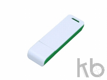 USB 2.0- флешка на 16 Гб с оригинальным двухцветным корпусом