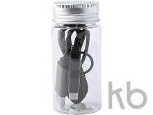 Зарядный кабель с разъемами micro USB, USB-C и Lightning