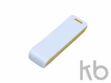 USB 2.0- флешка на 64 Гб с оригинальным двухцветным корпусом