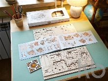 3D-ПАЗЛ UGEARS «Янтарная шкатулка»