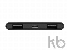 Портативное зарядное устройство с подсветкой логотипа «Faros», soft-touch, 4000 mAh