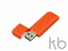 USB 2.0- флешка на 32 Гб с оригинальным двухцветным корпусом