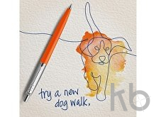 Ручка шариковая Parker «Jotter Originals Orange Chrome CT»