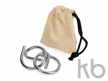 Металлическая головоломка в мешочке «Mind-teaser»