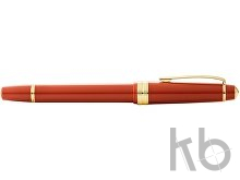 Ручка-роллер «Bailey Light Polished Amber Resin and Gold Tone»