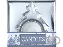 Glass tea light holder