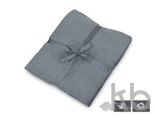 Плед флисовый «Natty» из переработанного пластика с новогодней биркой