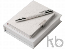 Подарочный набор Michelle: дизайнерский блокнот А6, шариковая ручка