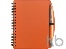 PP notebook with ballpen