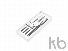 Набор «I-Share»: ручка роллер, сменная насадка с пером, чернила