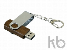 USB 2.0- флешка промо на 64 Гб с поворотным механизмом