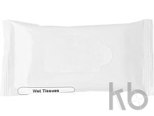 Plastic bag with 10 wet tissues