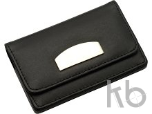 Bonded leather business card holder
