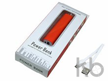 Внешний аккумулятор «Digi» прямоугольной формы, 2200 mAh