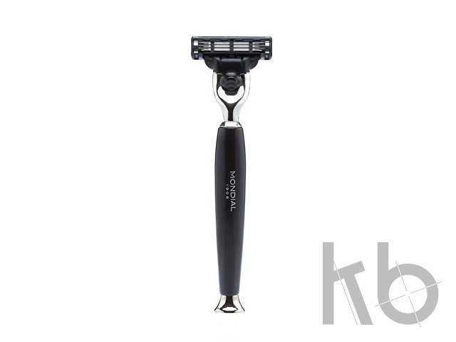 Бритвенный набор: станок MACH3, помазок, крем для бритья Bergamotto