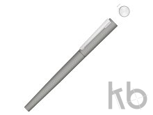 Ручка металлическая роллер «Brush R GUM» soft-touch с зеркальной гравировкой