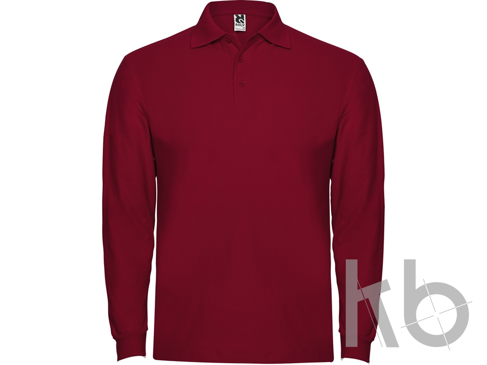 Рубашка поло «Estrella» мужская с длинным рукавом