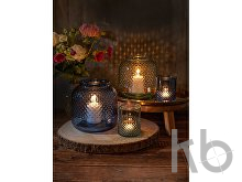 Подставка для чайной свечи «Estrel» из переработанного стекла