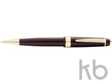 Ручка пластиковая шариковая «Bailey Light Polished Burgundy Resin and Gold Tone»